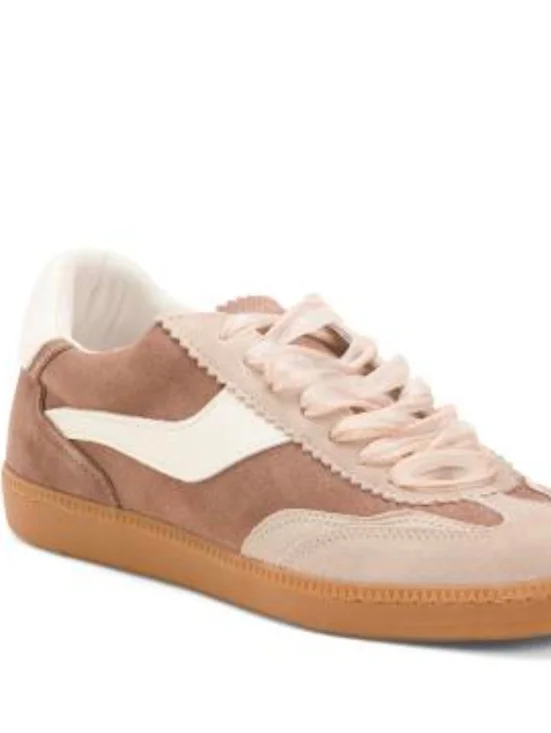 🤎🔹️Dolce Vita🔹️ Dark Taupe  Suede Casual Notice Sneaker - Picture 3 of 6